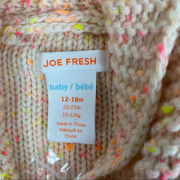 3/$20 JOE FRESH Baby Girl’s Knit Cardigan - Picture 4 of 5